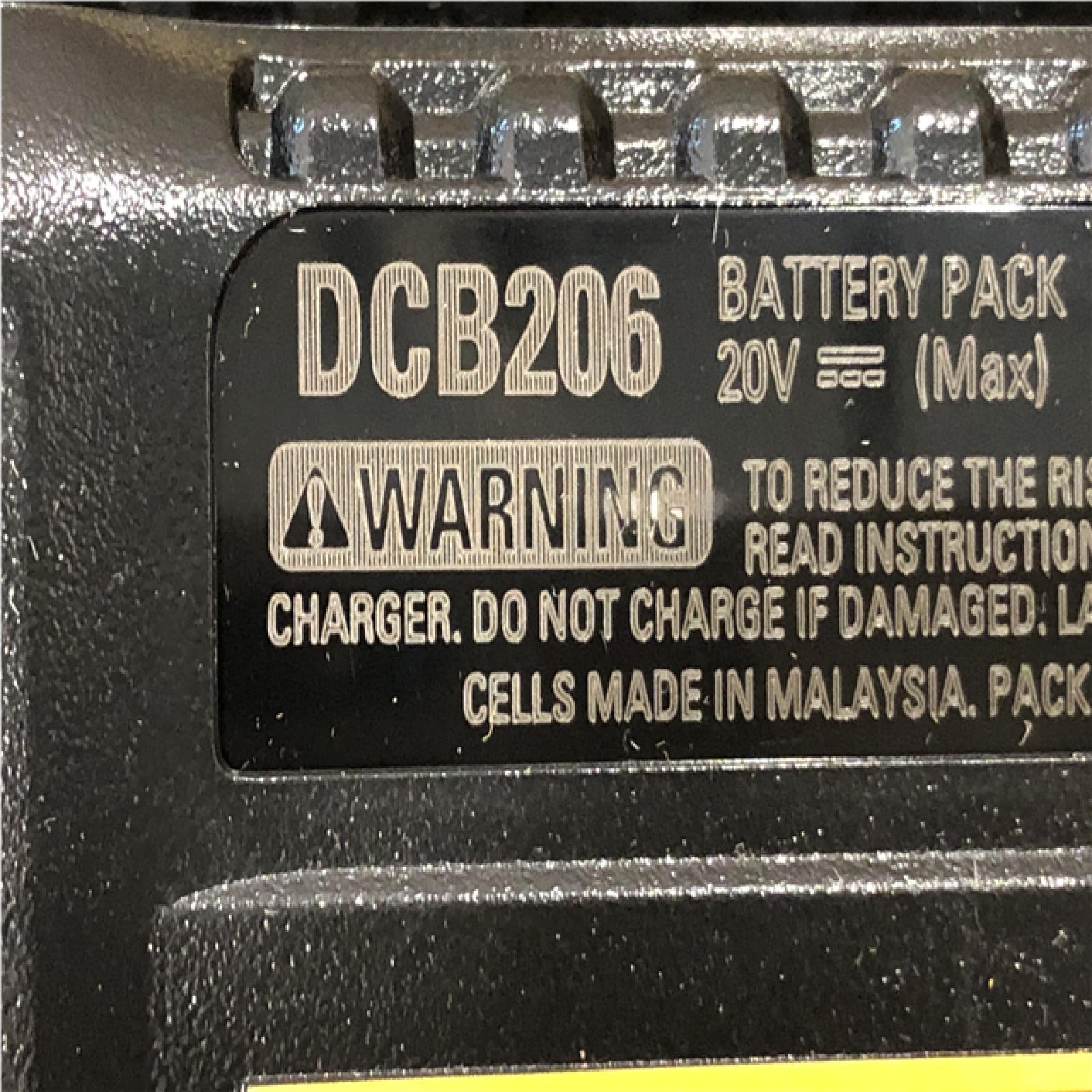 AS-IS DEWALT 20V MAX Lithium-Ion 6.0Ah and 4.0Ah Battery and Charger Starter Kit
