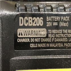 AS-IS DEWALT 20V MAX Lithium-Ion 6.0Ah and 4.0Ah Battery and Charger Starter Kit