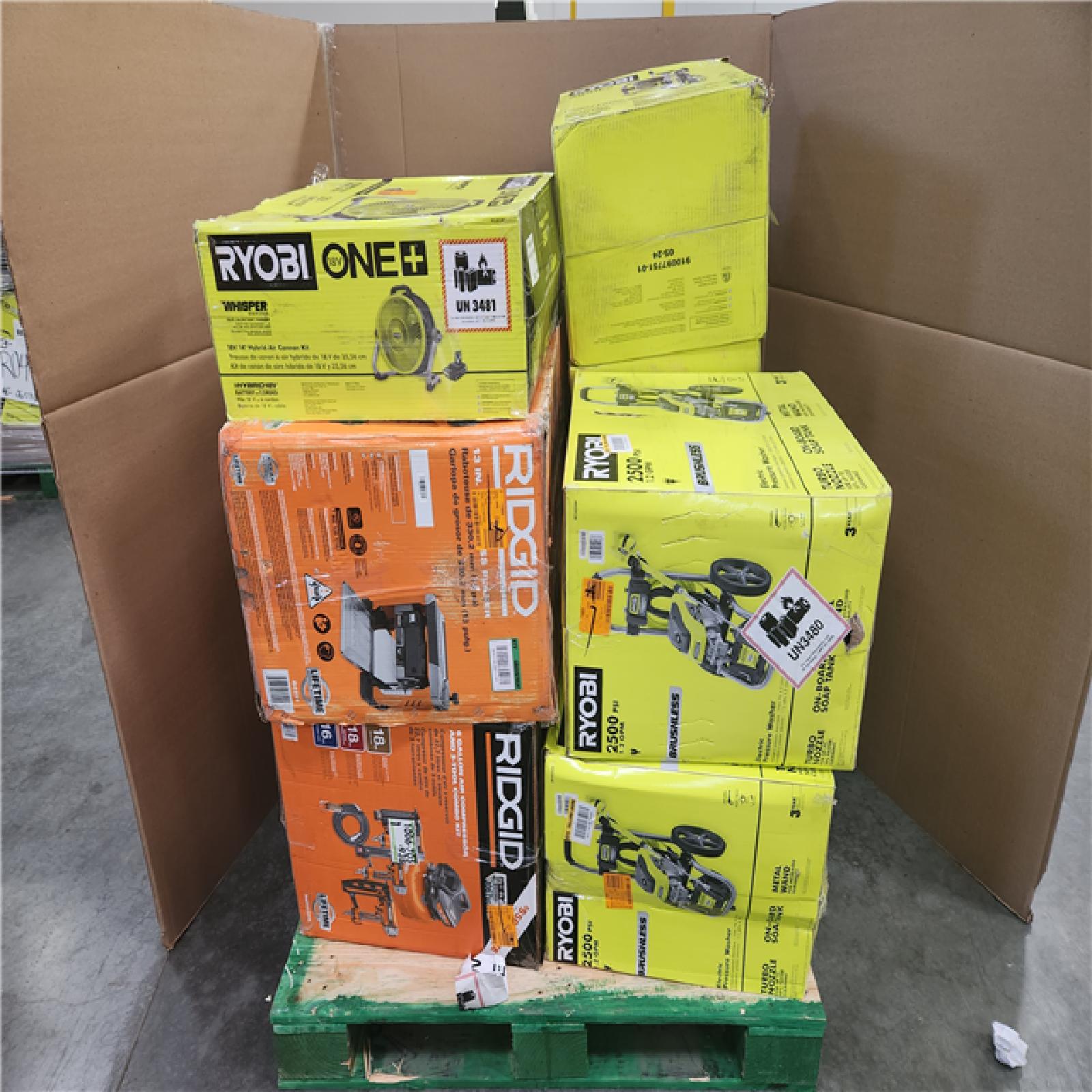 CALIFORNIA AS -IS  TOOL PALLET