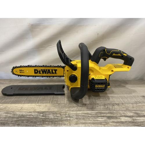 AS-IS DEWALT 20V MAX 12 in. Cordless Battery Powered Chainsaw (Tool Only)