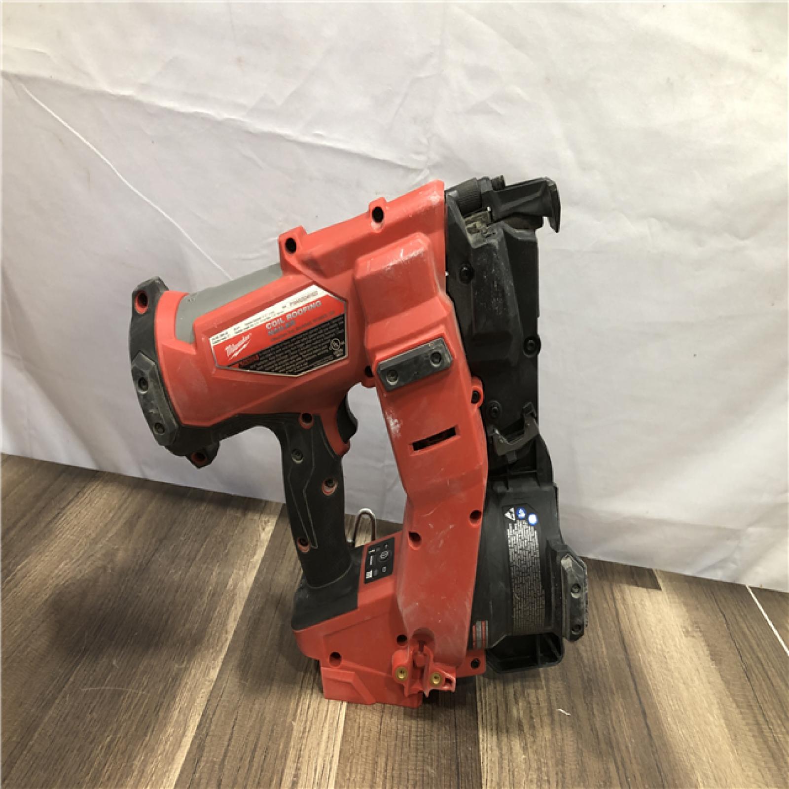 AS-IS Milwaukee  FUEL 18-Volt Lithium-Ion Brushless Cordless Coil Roofing Nailer (Tool Only)