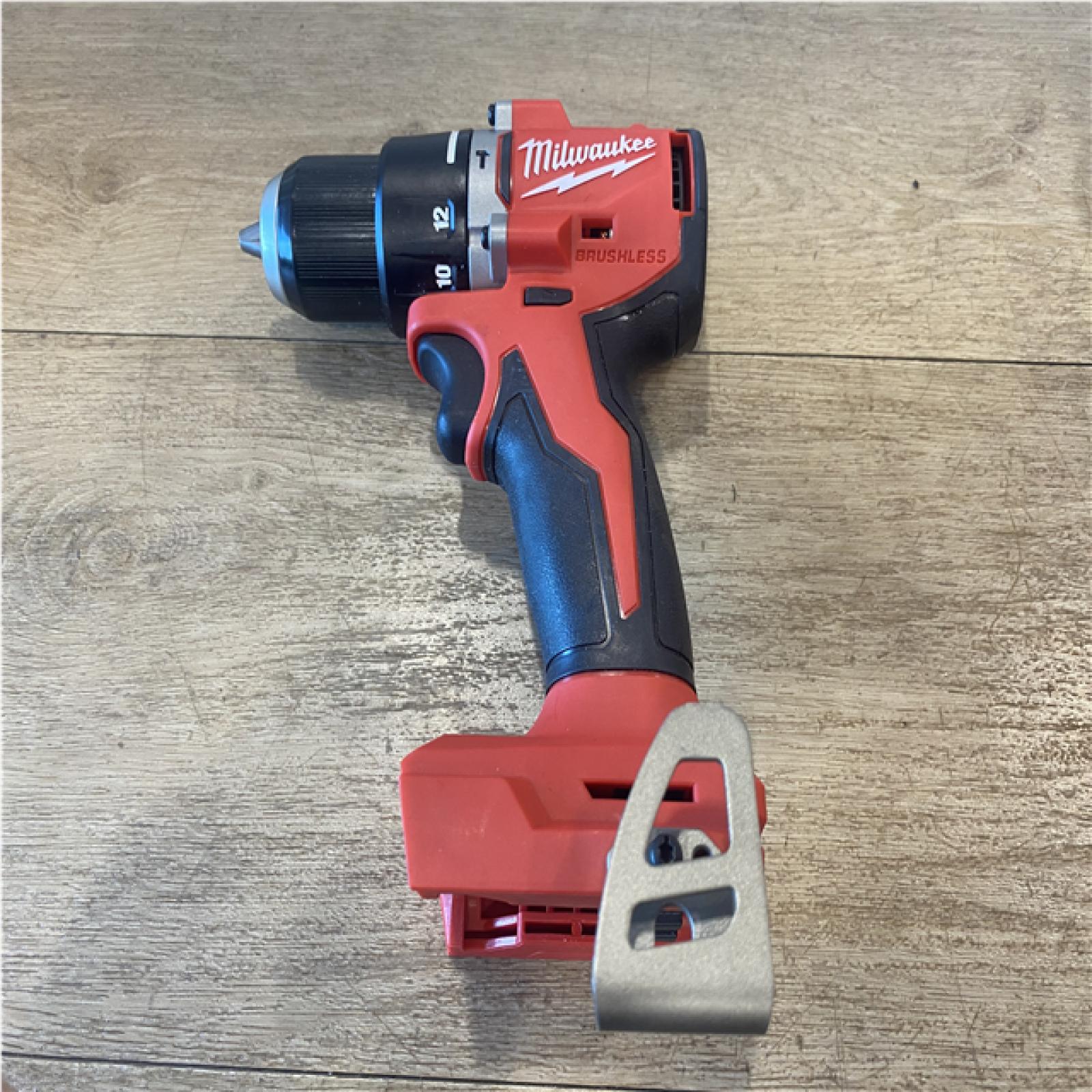 AS-IS Milwaukee 18V Lithium-Ion Brushless Cordless 1/2 in. Compact Hammer Drill/Driver (Tool-Only)