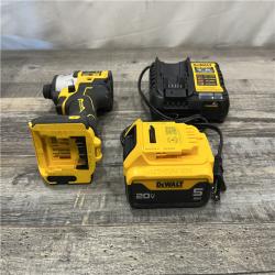 AS-IS DEWALT 20-Volt Maximum XR Lithium-Ion Cordless Brushless 1/4 in. 3-Speed Impact Driver Kit