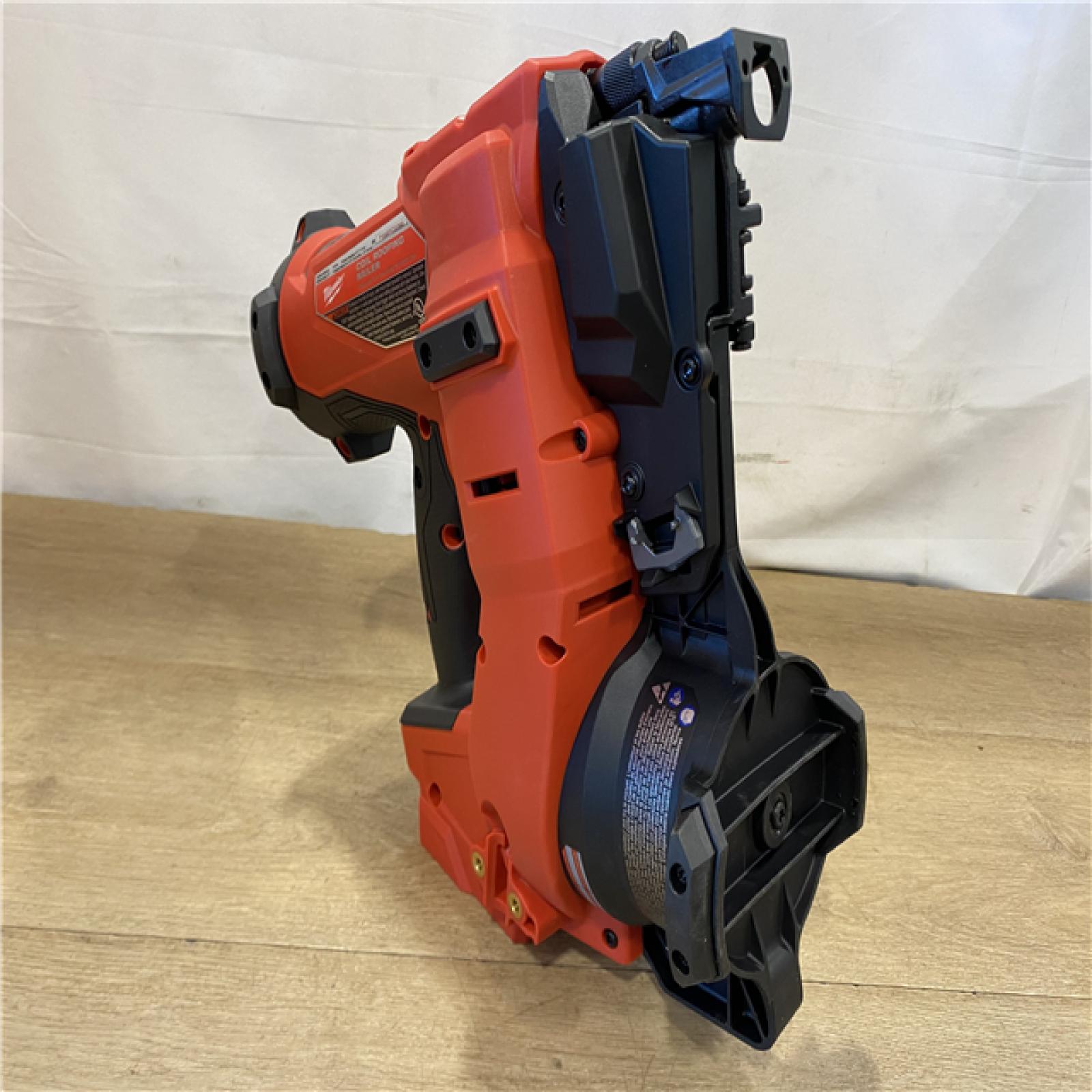 AS-IS Milwaukee FUEL 18-Volt Lithium-Ion Brushless Cordless Coil Roofing Nailer (Tool Only)