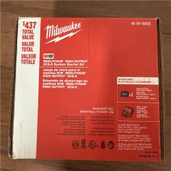 California NEW Milwaukee M18 Red Lithiu High Output XC6.0 Starter Kit, Includes (2) Batteries & Charger.