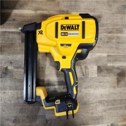 HOUSTON LOCATION - AS-IS DeWALT DCN681D1 20-Volt MAX 18ga Cordless Brushless Narrow Crown Stapler Kit
