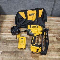 Houston Location AS-IS DEWALT 20V MAX XR 16-Gauge Electric Cordless Angled Finishing Nailer Kit