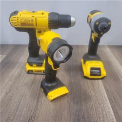 AS-IS Dewalt 20V MAX 9-Tool Power-Tool Combo Kit W/ Soft Case Including 2 Batteries & Charger