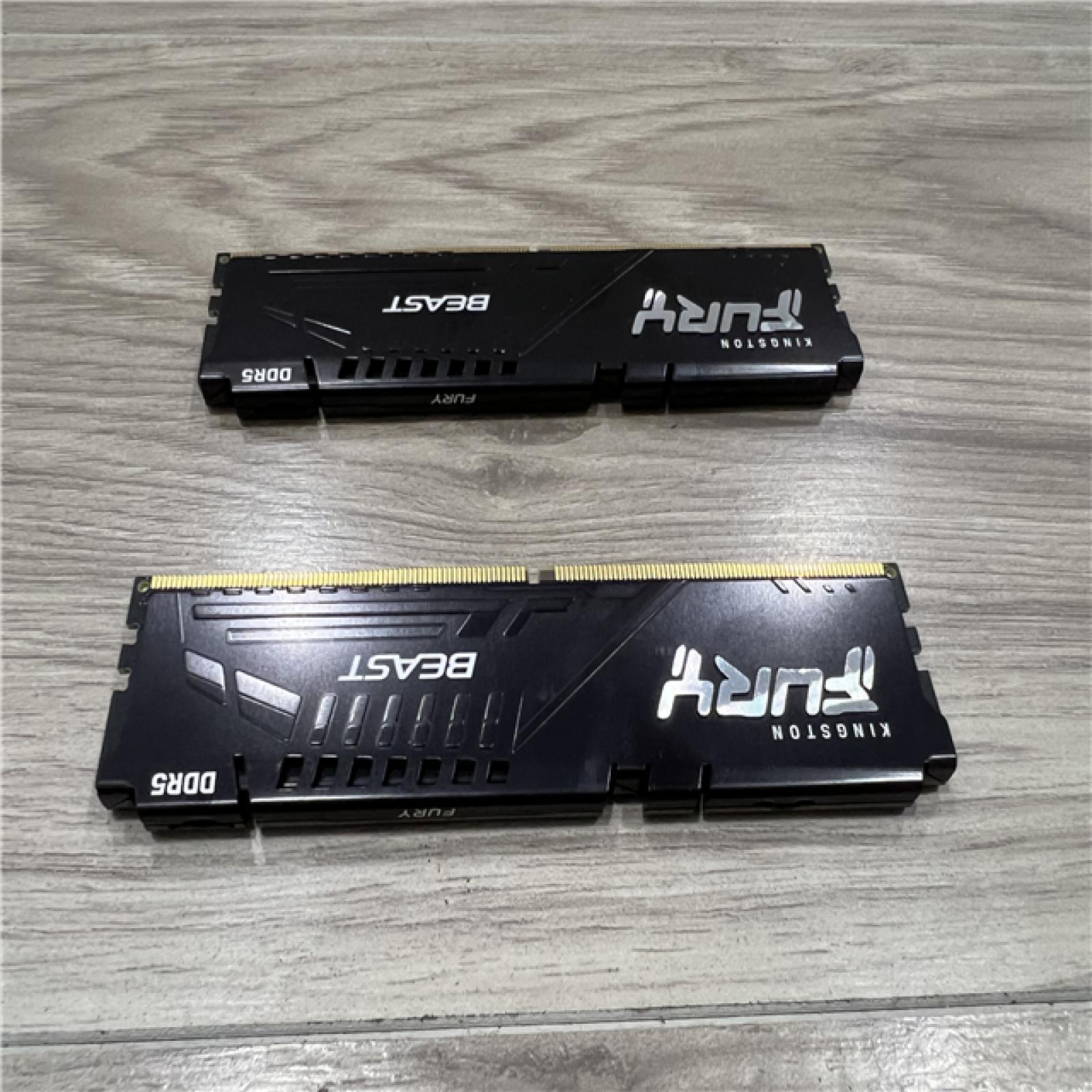 AS-IS Kingston FURY Beast 32GB (2x16GB) 5200MT/s DDR5 CL40 Kit of 2 Desktop Memory KF552C40BBK2-32