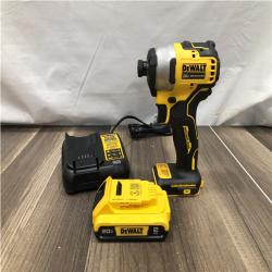 AS-IS DEWALT Atomic 20V Max Lithium-Ion Brushless Cordless Compact 1/4 in. Impact Driver Kit