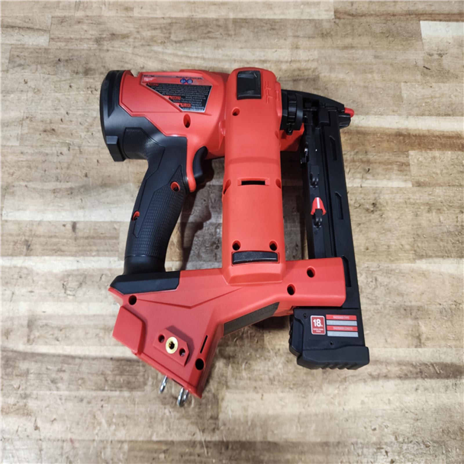 HOUSTON LOCATION - AS - IS Milwaukee FUEL 18-Volt Lithium-Ion Brushless Cordless 18-Gauge 1/4 in. Narrow Crown Stapler (Tool-Only)