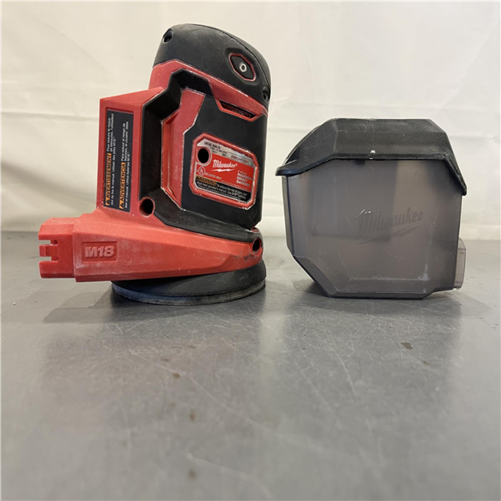 AS-IS - Milwaukee M18 18V Lithium-Ion Cordless 5 in. Random Orbit Sander (Tool-Only)