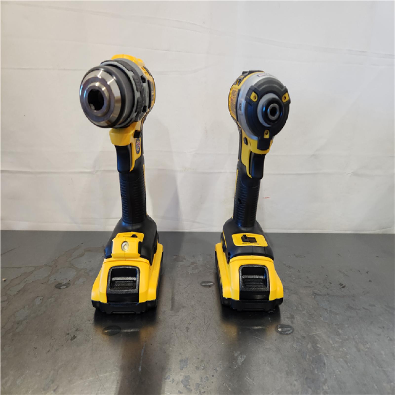 AS-IS- 20V MAX XR Cordless Brushless Drill/Impact 2 Tool Combo Kit with (2) 20V 2.0Ah Batteries and Charger