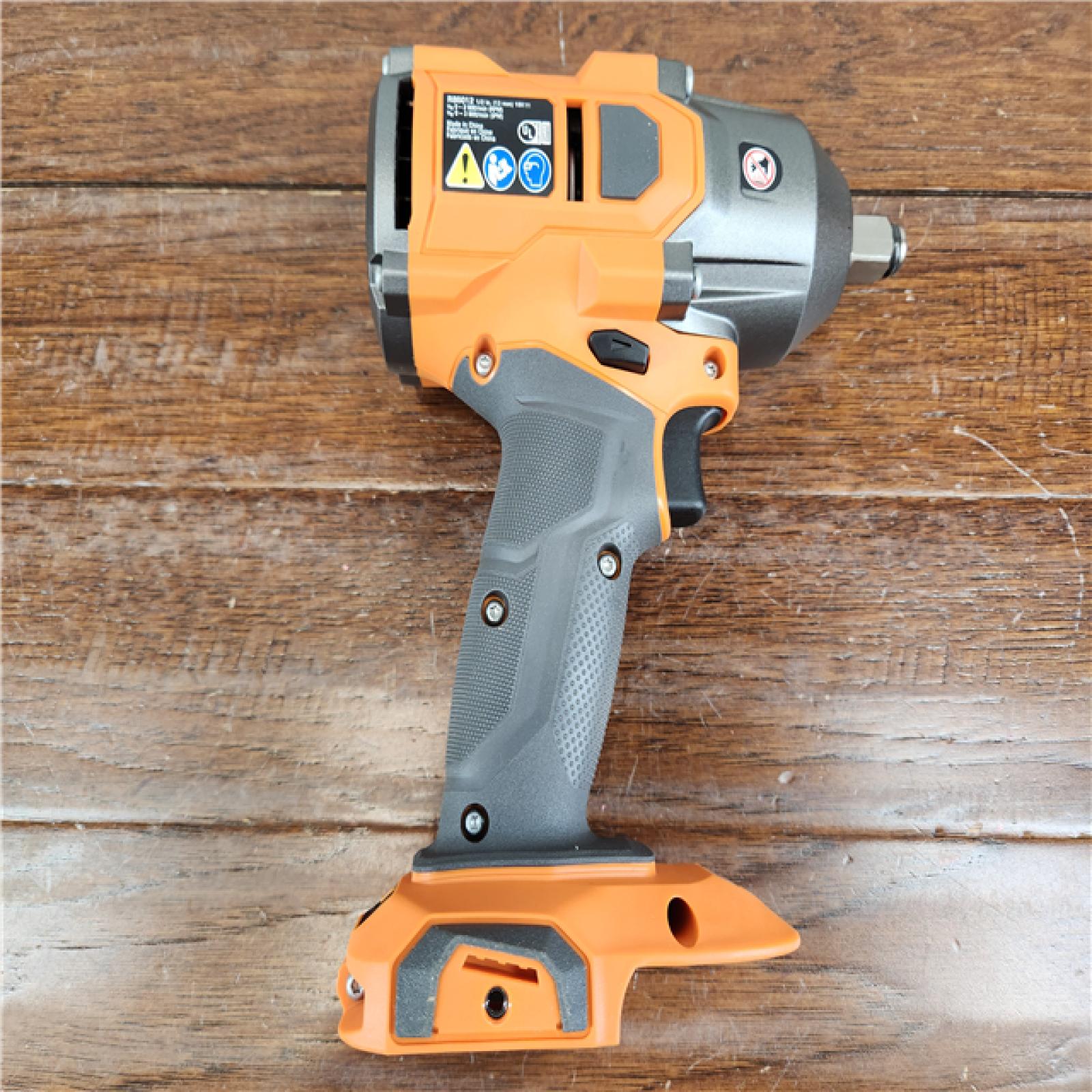 AS-IS RIDGID 18V Brushless Cordless 1/2 in. Mid-Torque Impact Wrench with Friction Ring (Tool Only)