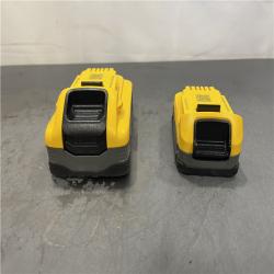 AS-IS - DeWalt 20V MAX POWERSTACK Lithium-Ion 1.7Ah and 5Ah Battery and Charger Starter Kit