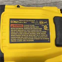 AS-IS DEWALT ATOMIC 20V MAX Lithium Ion Cordless 23 Gauge Pin Nailer Kit