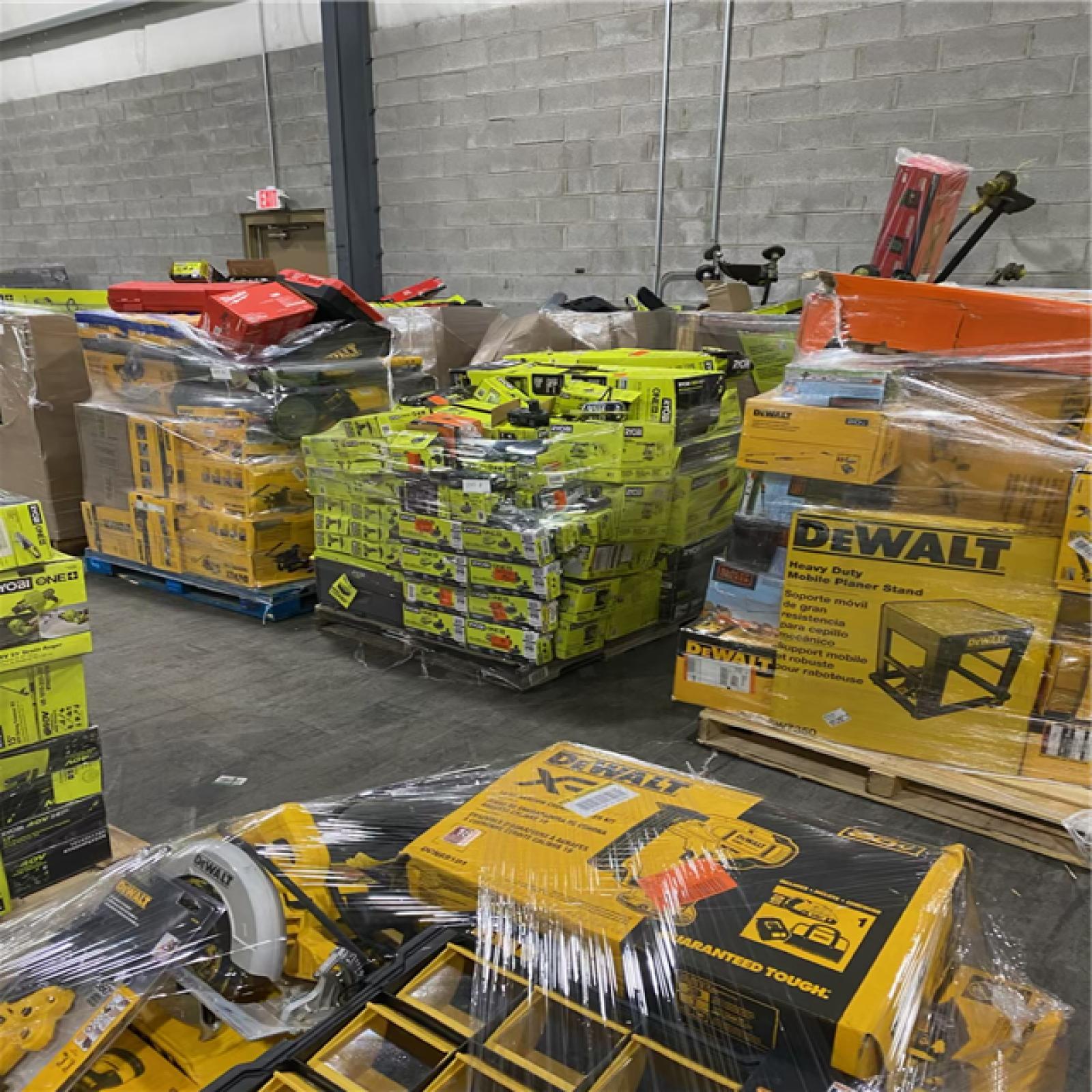 Pittston Location As-Is Power Tools Partial Truckload (13 Pallets) 1245-B
