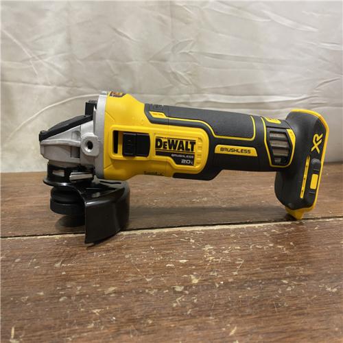 AS-IS DeWalt DCG405B 20V Max XR 4.5-Inch Slide Switch Small Angle Grinder (Tool Only)