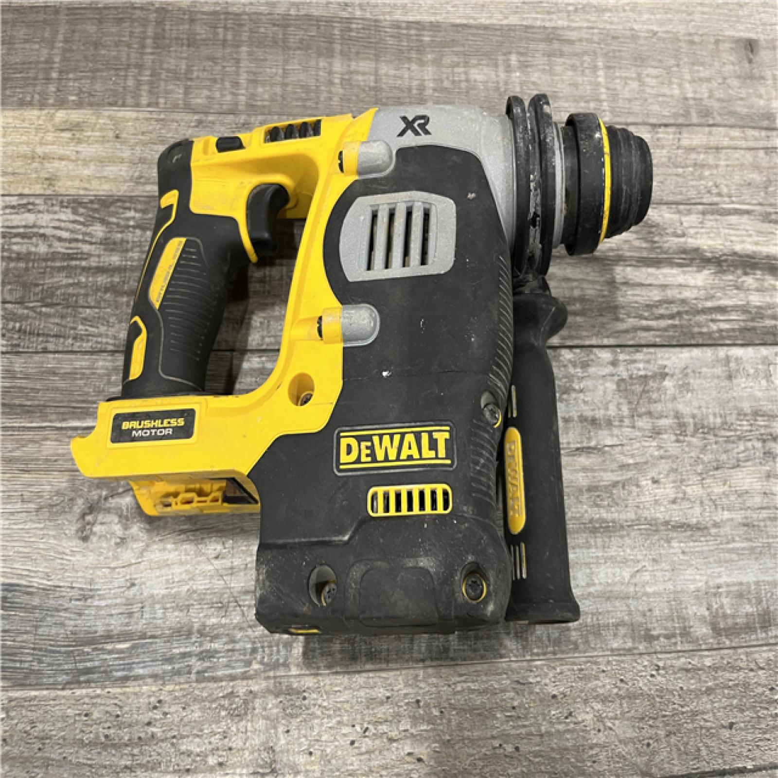 AS-IS DEWALT 20V MAX XR Cordless Brushless 1 in. SDS Plus L-Shape Rotary Hammer (Tool Only)