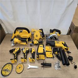 AS-IS DEWALT 20V Max Lithium-Ion 10-Tool Cordless Combo Kit