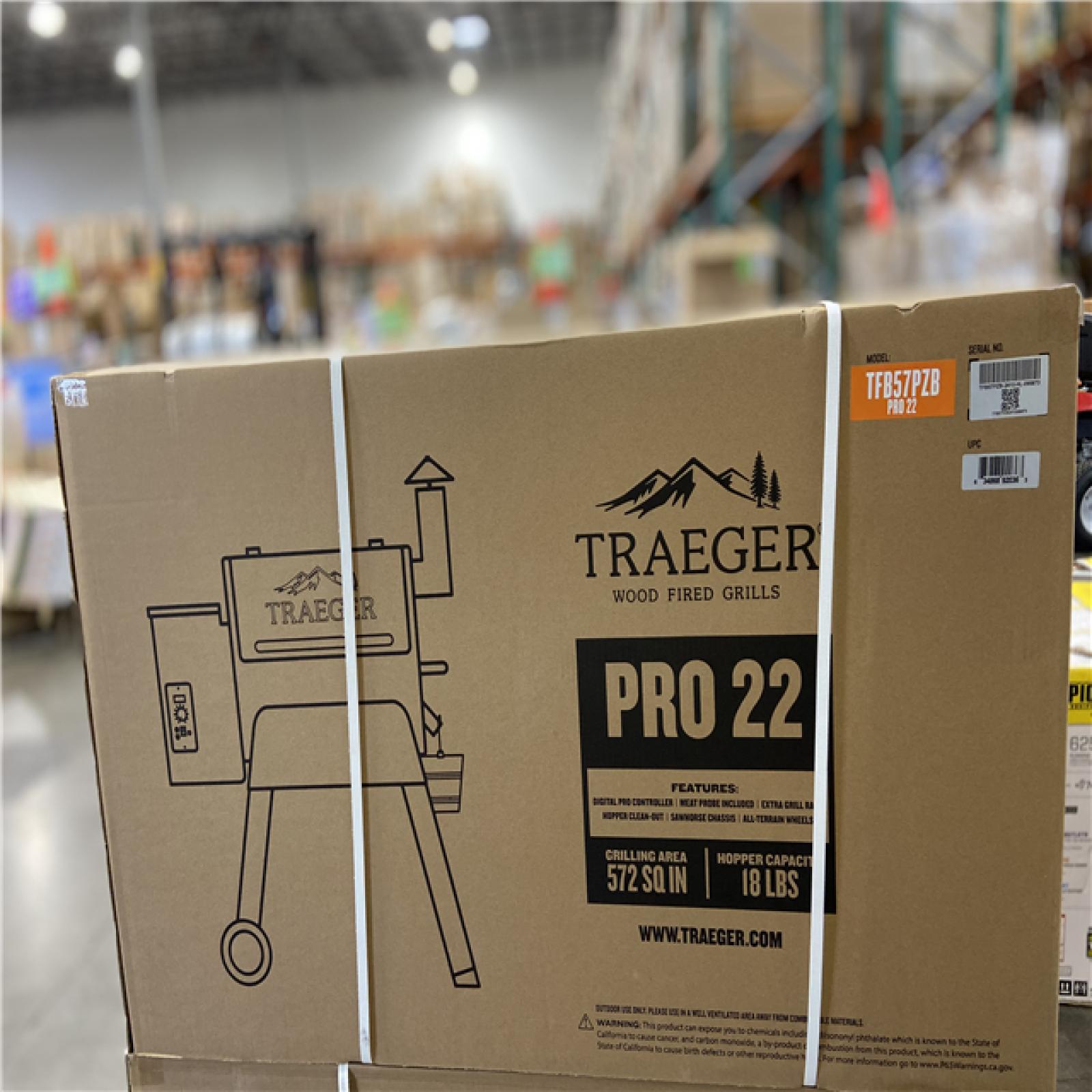 DALLAS LOCATION - Traeger Pro Series 22-Pellet Grill and Smoker in Bronze