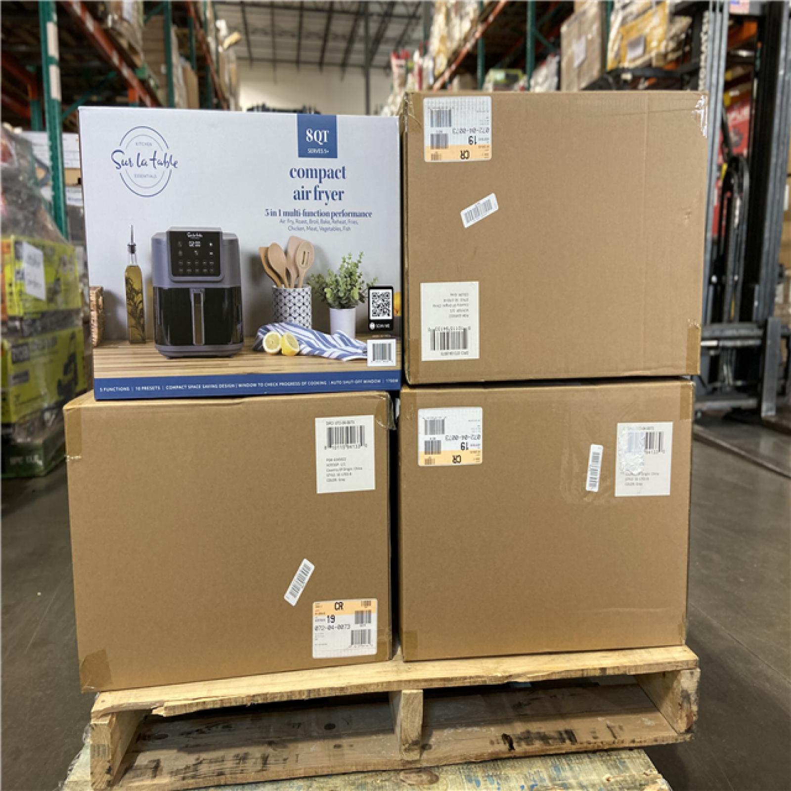 DALLAS LOCATION- BULLSEYE Sur La Table Kitchen Essentials 8qt Air Fryer Gray PALLET - (14 UNITS)