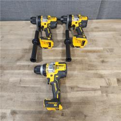 HOUSTON LOCATION - AS-IS (3) Dewalt DCD999B 20V MAX Flexvolt 1/2  Cordless Hammer Drill (TOOL ONLY)