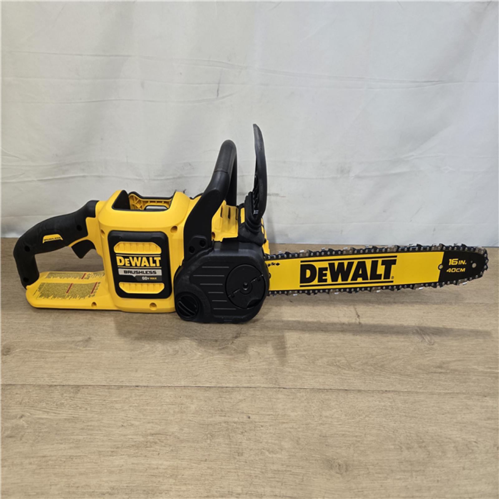 AS-IS DEWALT FLEXVOLT 60V MAX 16in. Cordless Chainsaw (Tool Only)