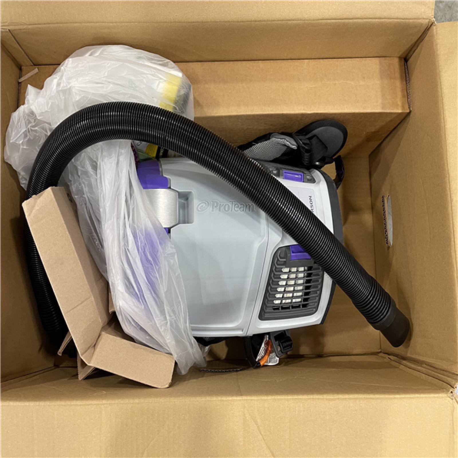 NEW! - ProTeam GoFit 3  3 qt. Corded Gray Commercial Backpack Vacuum Cleaner