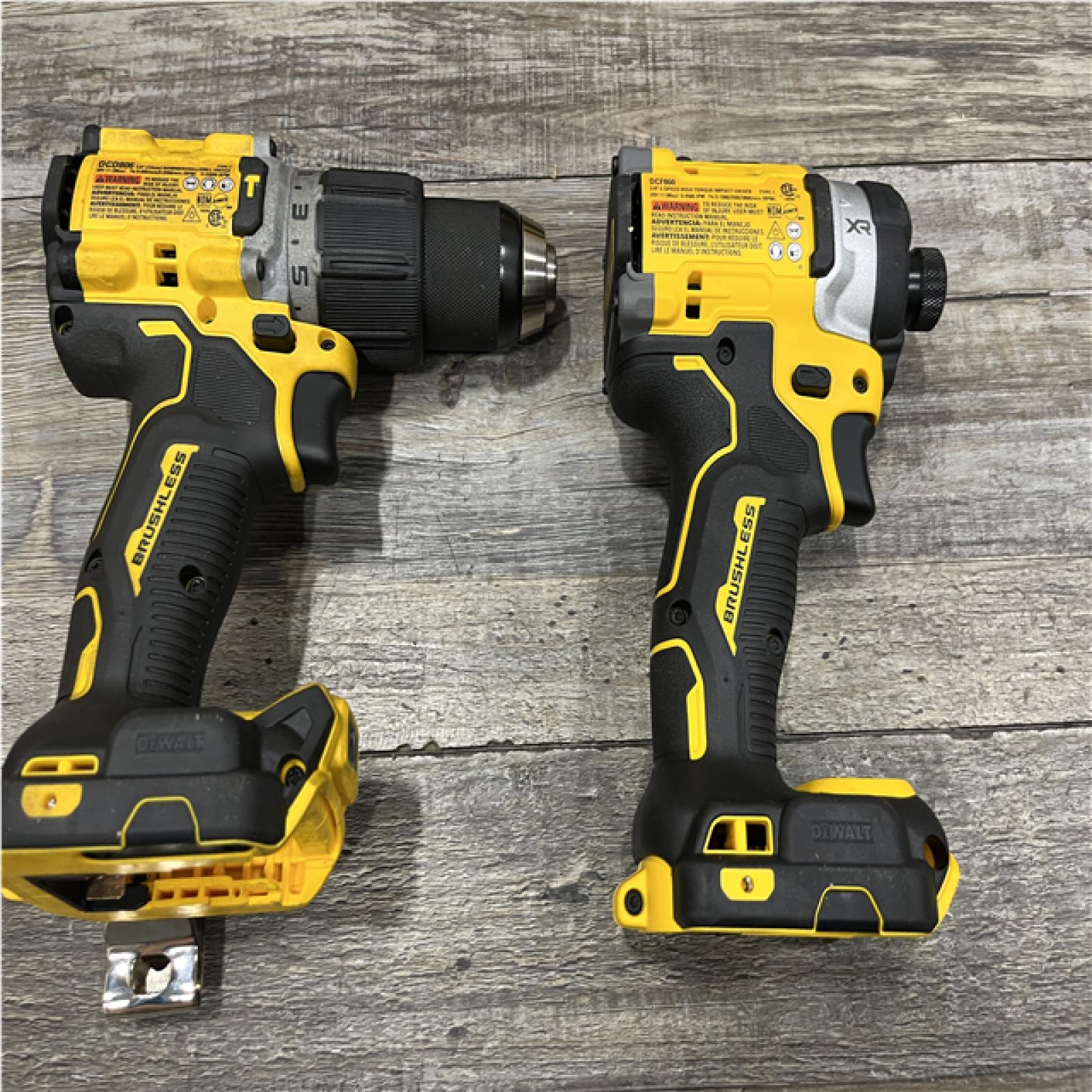 AS-IS DEWALT 20V XR Lithium-Ion Cordless 2-Tool Combo Kit