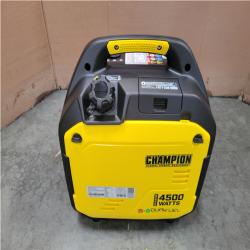 CALIFORNIA AS-IS CHAMPION 4 500/3 250-WATT PORTABLE GENERATOR W/ CO SHEILD