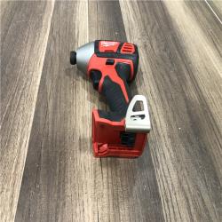 AS-IS Milwaukee M18 18V Lithium-Ion Cordless 1/4 in. Hex Impact Driver (Tool-Only)