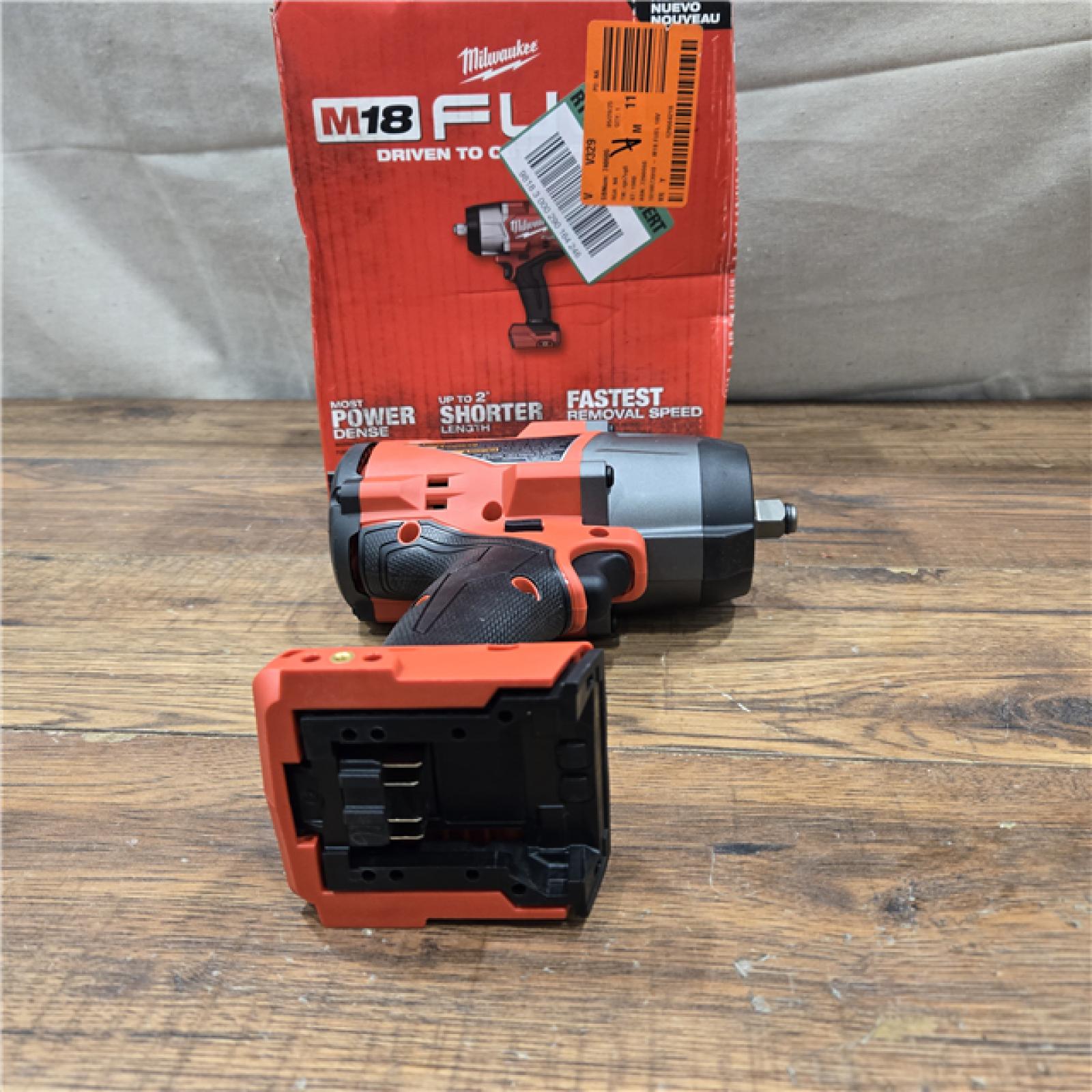 AS-IS Milwaukee M18 FUEL 18V Lithium-Ion Brushless Cordless 1/2 in. Impact Wrench with Friction Ring (Tool-Only)