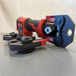 AS-IS - M18 18V Lithium-Ion Cordless Short Throw Press Tool Kit with 3 PEX Crimp Jaws (2) 2.0 Ah Batteries and Charger