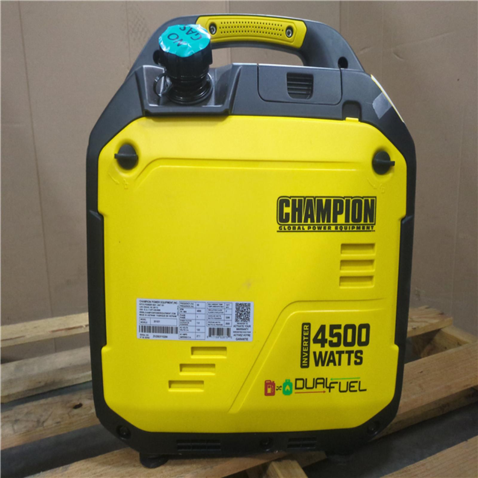 CALIFORNIA AS-IS CHAMPION PORTABLE POWER GENERATOR