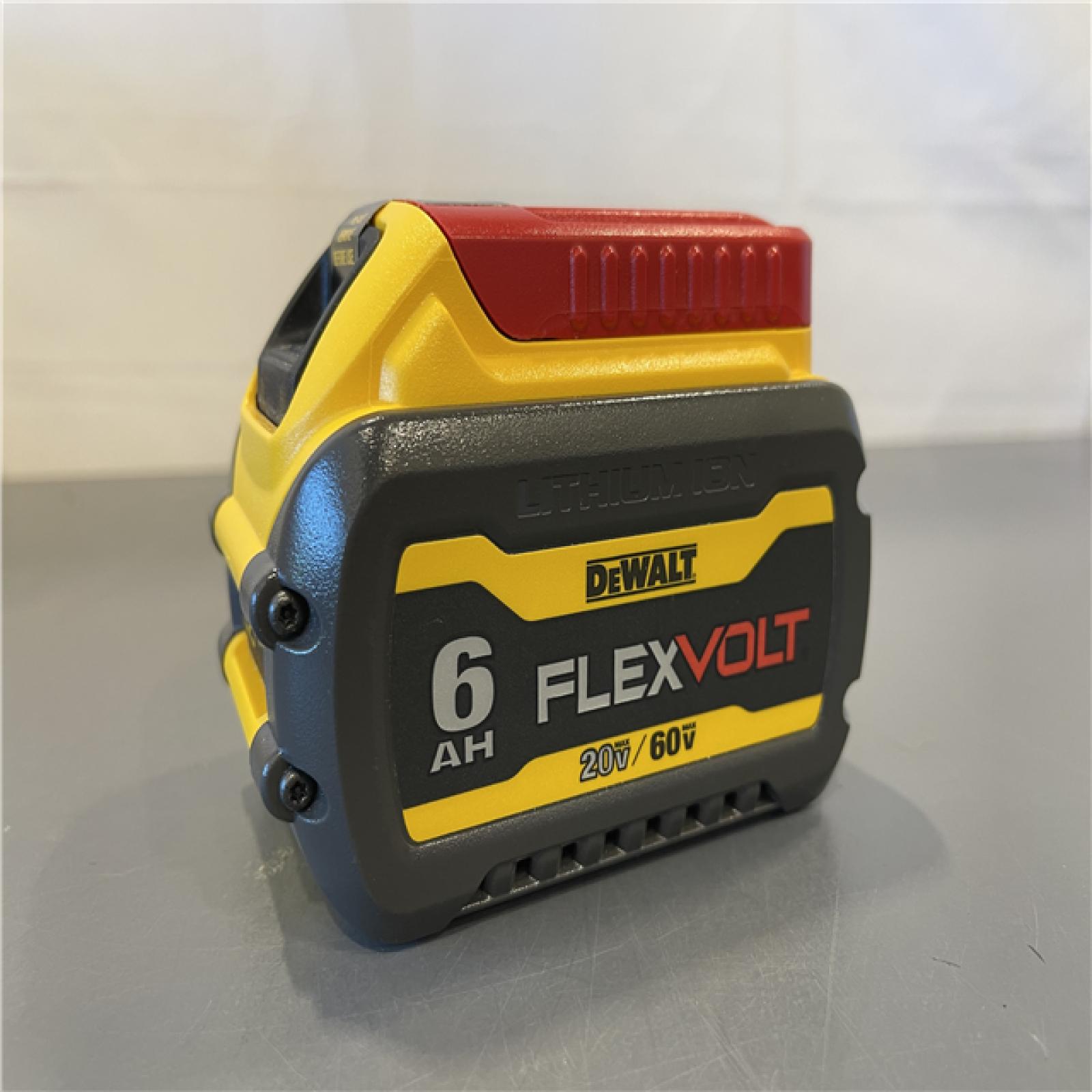 Like New! - DEWALT FLEXVOLT 20V/60V MAX Lithium-Ion 6.0Ah Battery Pack with 6 Amp Output Charger