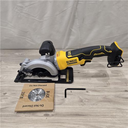 AS-IS DEWALT ATOMIC 20V MAX Cordless Bruhless 4-1/2 in. Circular Saw (Tool Only)