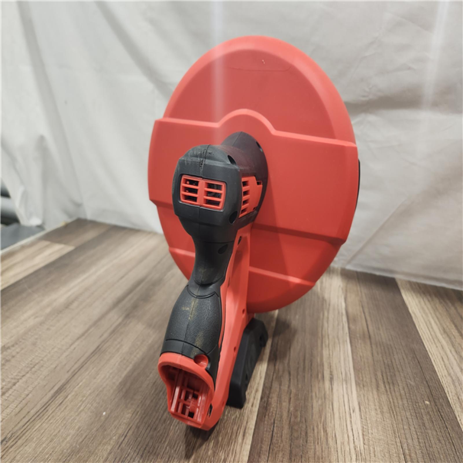 AS-IS- M12 12-V Lithium-Ion Cordless Drain Snake Auger W/ (1) 1.5Ah Battery  5/16 in. X 25 Ft. Cable  Charger  & 5 Gal. Bucket