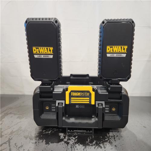 AS-IS- Tough System 2.0 Flex Volt 20V/60V Cordless 4000 Lumen LED Adjustable Folding Panel Work Light