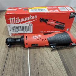 AS-IS MILWAUKEE 2457-20 .38 in. M12 Cordless Ratchet Only