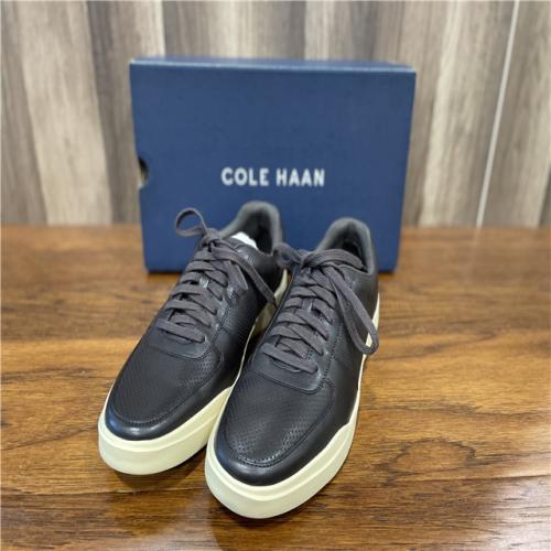 NEW! Cole Haan Grand Crosscourt Modern Perforated Sneaker - Dark Chocolate/Oat - SZ 9.5
