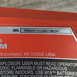 AS-IS Milwaukee 18-Volt Lithium-Ion Brushless Bagless Cordless HEPA Handheld Vacuum