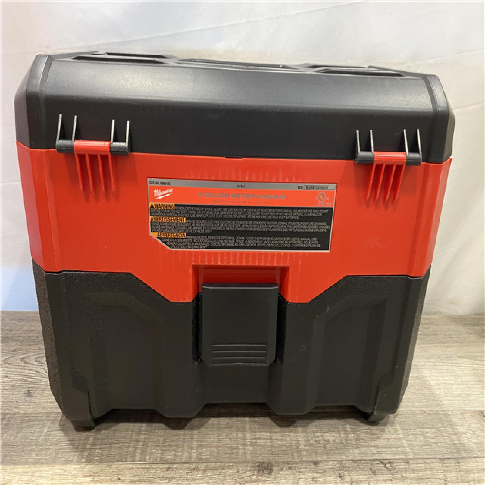 AS-IS Milwaukee 18-Volt 2 Gal. Lithium-Ion Cordless Wet/Dry Vacuum (Vacuum-Only)