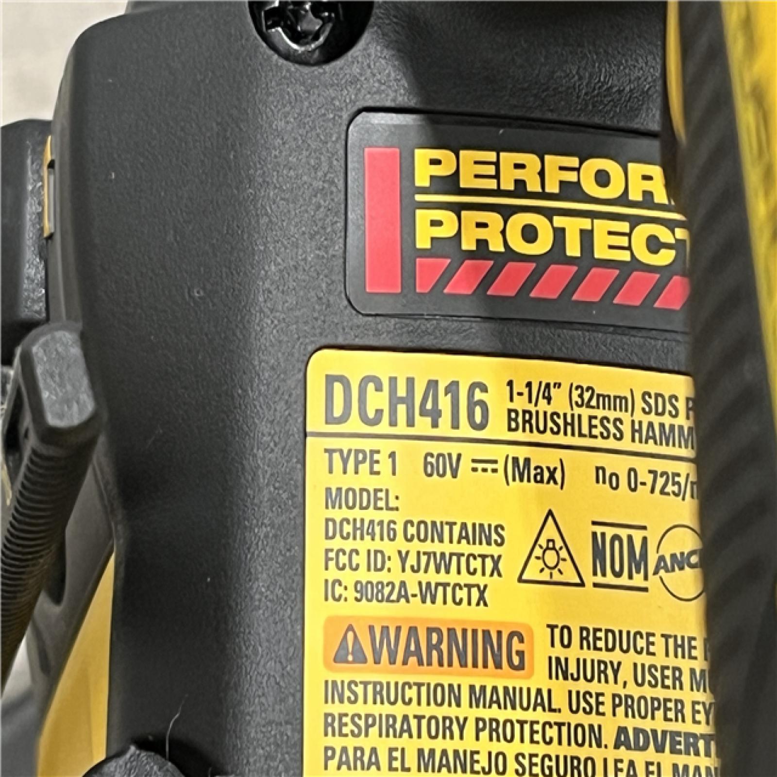 AS-IS DEWALT FLEXVOLT 60V MAX Cordless 1-1/4 in. SDS Plus Rotary Hammer (Tool Only)