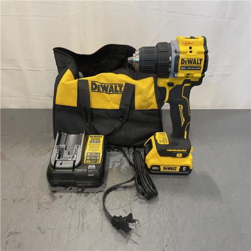 AS-IS - DEWALT ATOMIC 20-Volt Lithium-Ion Cordless Compact 1/2 in. Drill/Driver Kit