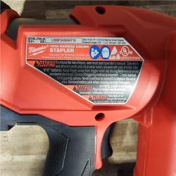 HOUSTON LOCATION - AS-IS MILWAUKEE FUEL 18-Volt Lithium-Ion Brushless Cordless 18-Gauge 1/4 in. Narrow Crown Stapler (Tool-Only)