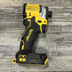 AS-IS DEWALT ATOMIC 20V MAX Lithium-Ion Cordless 1/4 in. Brushless Impact Driver Kit
