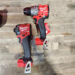 HOUSTON LOCATION - AS-IS MILWAUKEE FUEL 18V Lithium-Ion Brushless Cordless Hammer Drill and Impact Driver Combo Kit