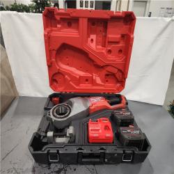 AS-IS- M18 Fuel One-Key Cordless Brushless Pipe Threader Kit with (2) 12.0Ah Batteries and Case