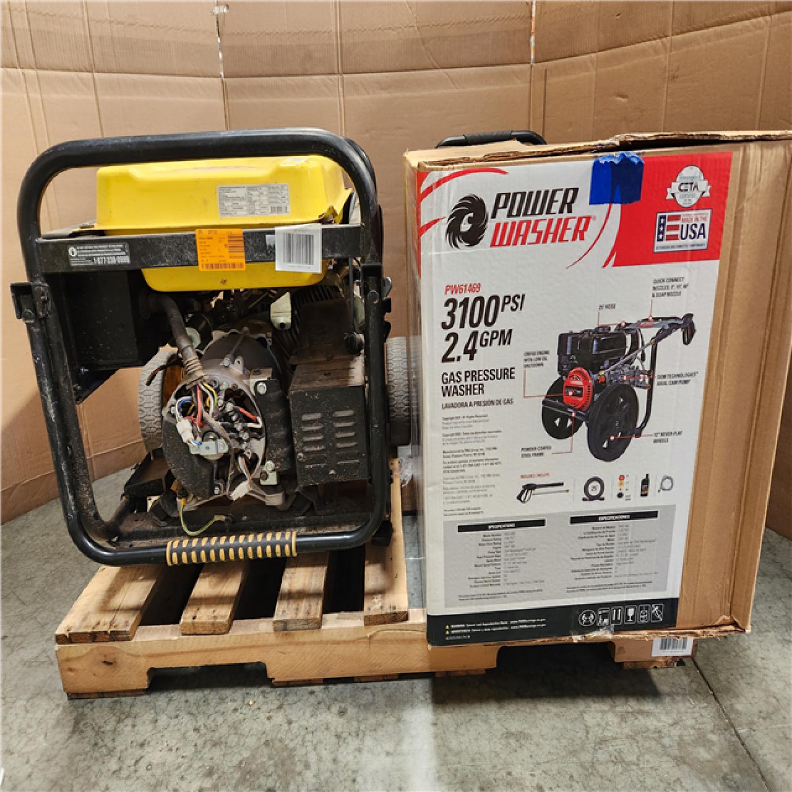 California As-Is Outdoor Power Equipment